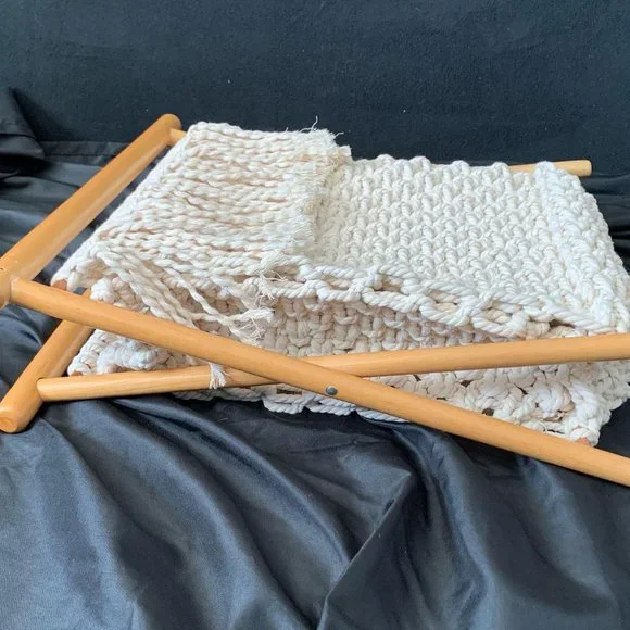Macrame knitting/sewing caddy - Picture 2 of 6
